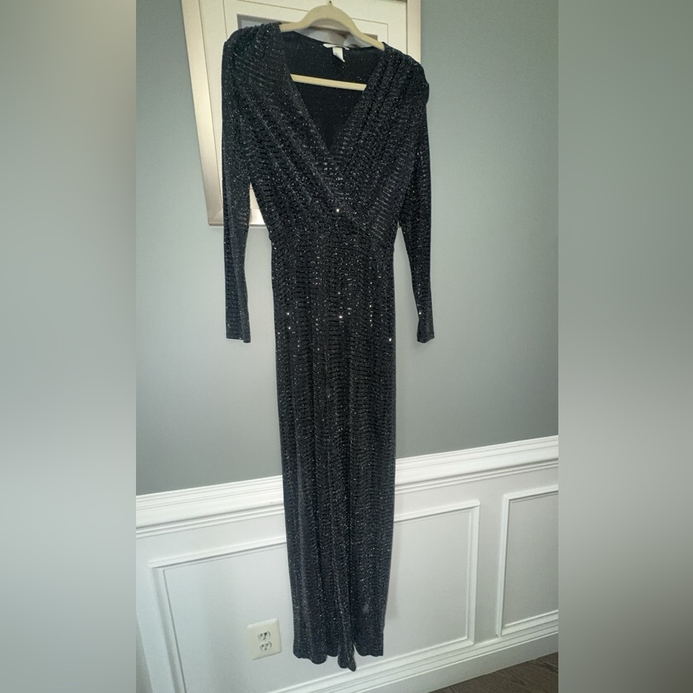 Elegant Black Evening jumpsuit